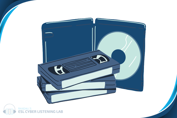 A stack of VHS tapes in front of a DVD in an open case