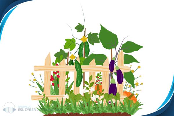 A verity of garden plants growing against a fence