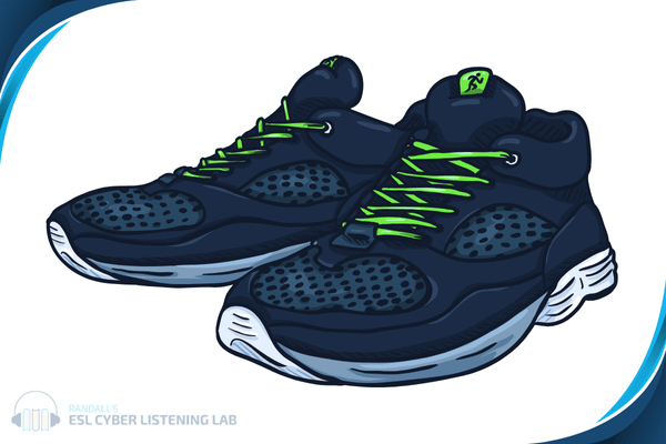 A picture of running shoes