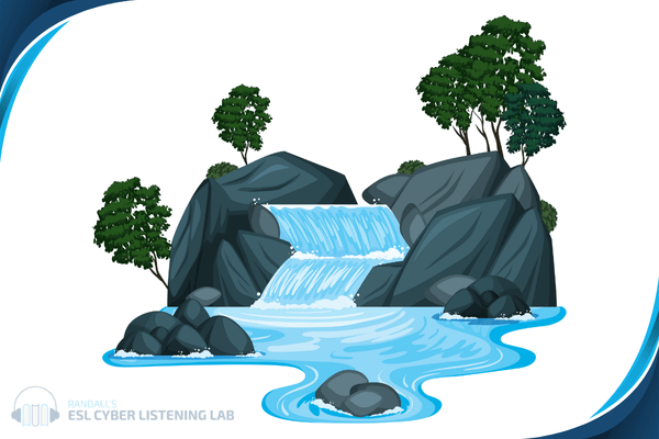 A river running through rocky terrain